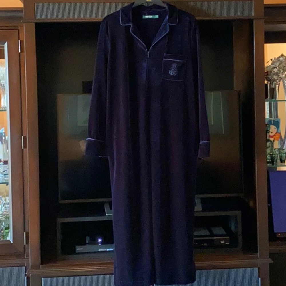 NWOT Ralph Lauren Velvet Robe